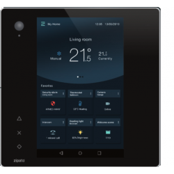 ZIPATILE 2 Black Zipato System automatyki z panelem dotykowym (Z-wave +ULE)